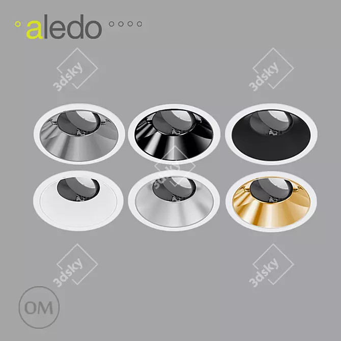 Aledo SKILL SRA 100: Versatile Professional Lighting 3D model image 3