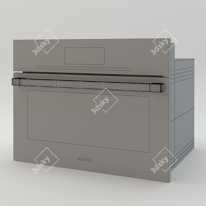 Miele DGC 6800 XL PureLine: Brilliant White Masterpiece 3D model image 2
