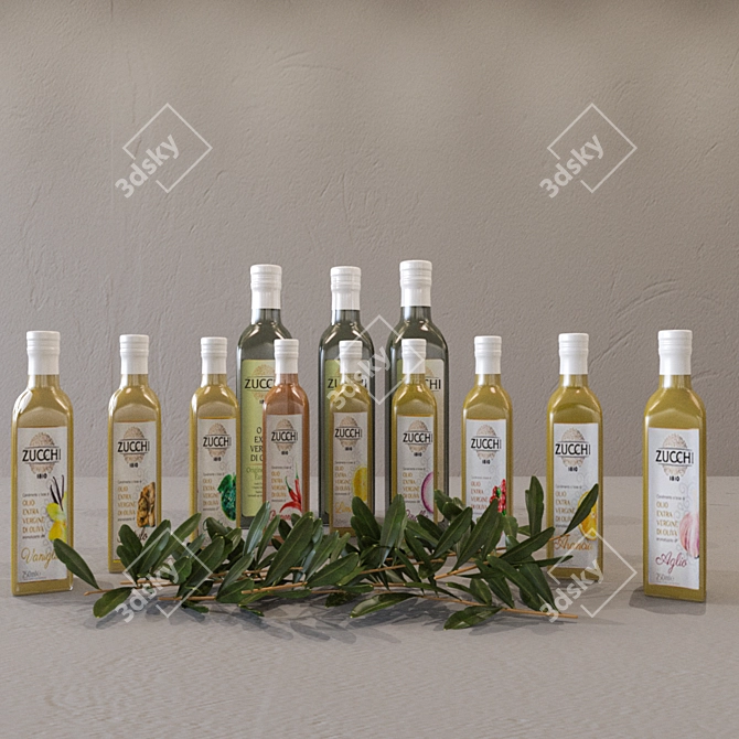 Essential Bliss: Aromatic Oil 3D model image 1