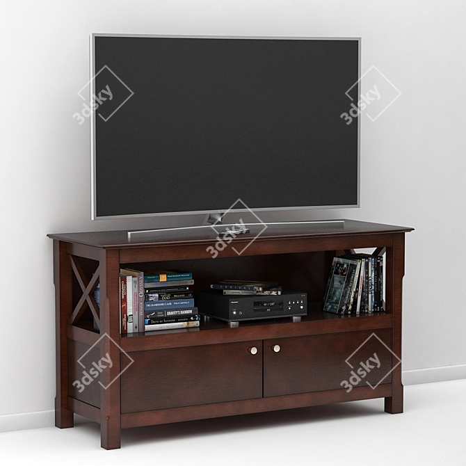Winsome Wood Xola - Stylish Centered Object 3D model image 1