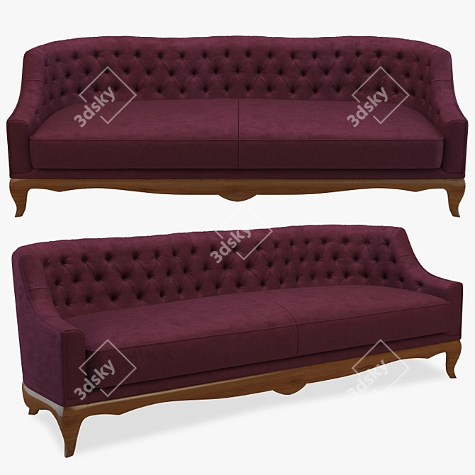 Opera Margherita Classic Sofa 3D model image 1