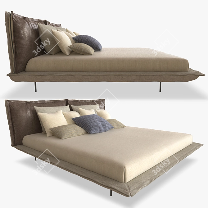 Revolutionary Auto Reverse Dream Bed 3D model image 1