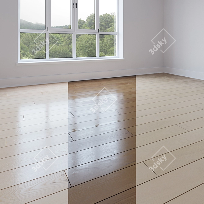 Versatile Parquet Flooring Collection 3D model image 2