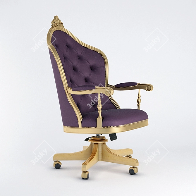 Elegant Vera Armchair by Seven Sedie 3D model image 1