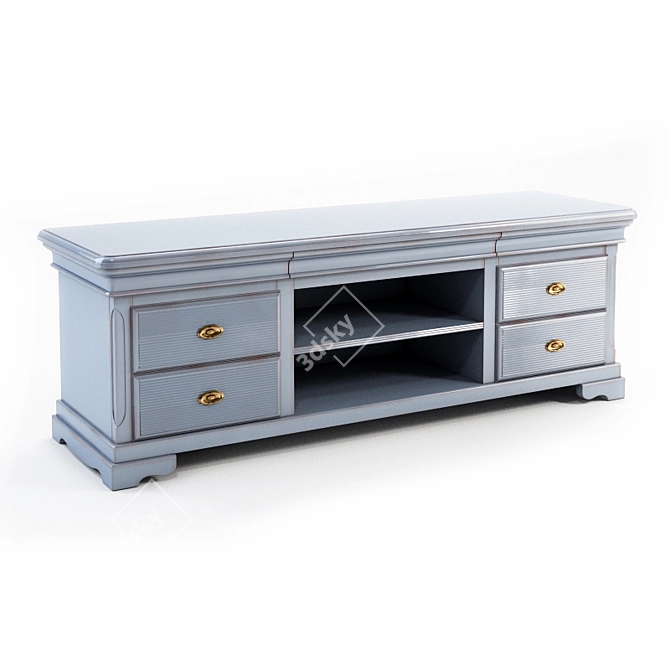 CAVIO Filesole Dresser for TV - Classic Elegance 3D model image 3