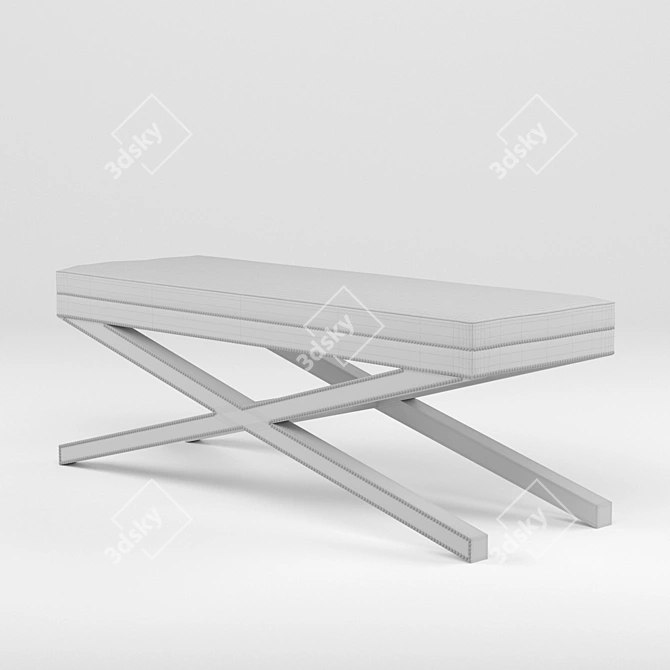 Customizable Bench Sofa & Chair Set 3D model image 3