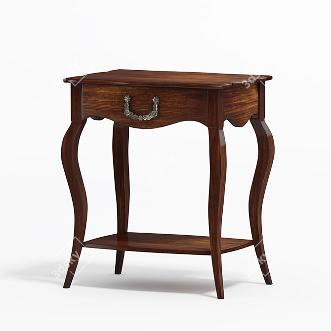 Elegant B.L. Mobili Table - Two Sizes 3D model image 1
