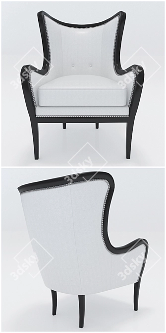 Vanessa Armchair - Opera Contemporary 3D model image 2