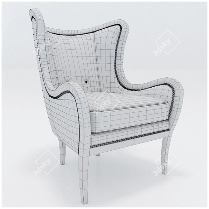Vanessa Armchair - Opera Contemporary 3D model image 3