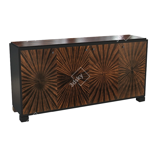 Yardley Black Key Sideboard 3D model image 1