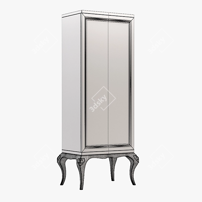 Verona Cabinet VR9010Sp: Modern, Stylish Storage Solution 3D model image 2