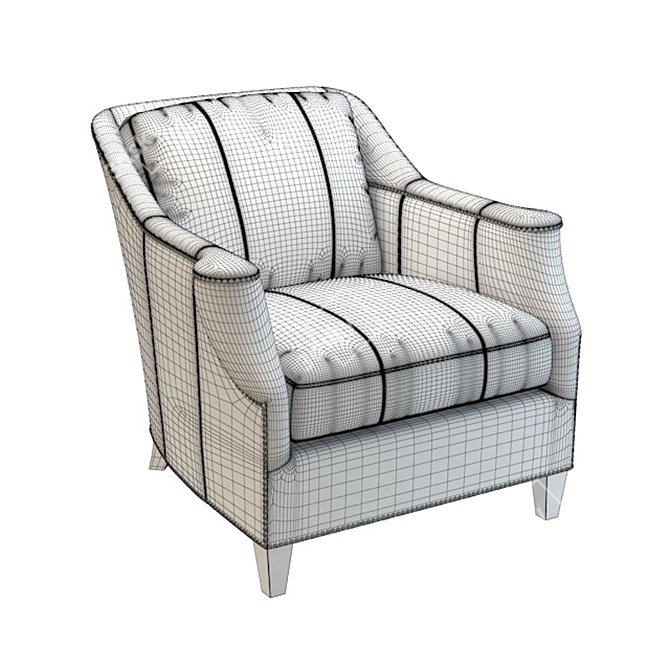 Chaddock Longsdale Chair: Stylish and Functional 3D model image 2