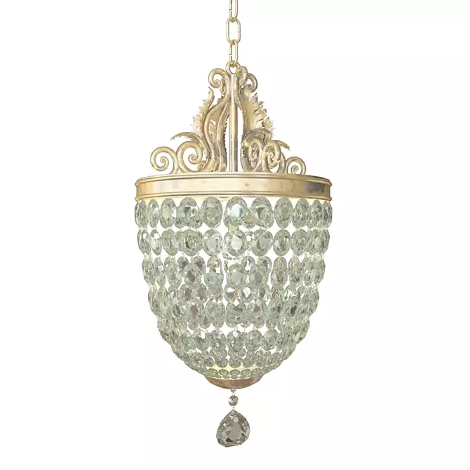 Elegant Currey & Company Pendant 3D model image 1