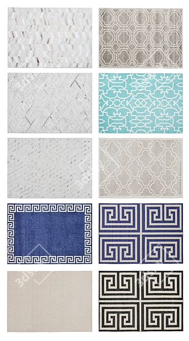 Luxurious Mercer41 Handmade Rugs 3D model image 2
