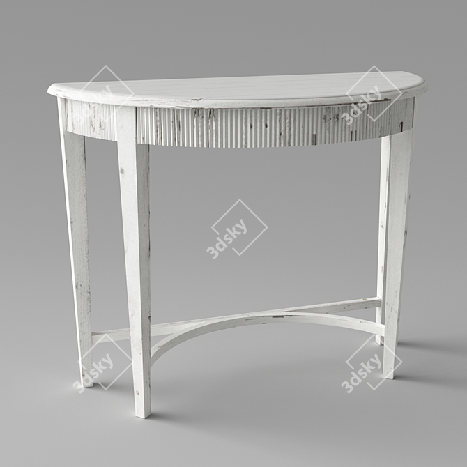 Elegant Parisio Console Table 3D model image 1
