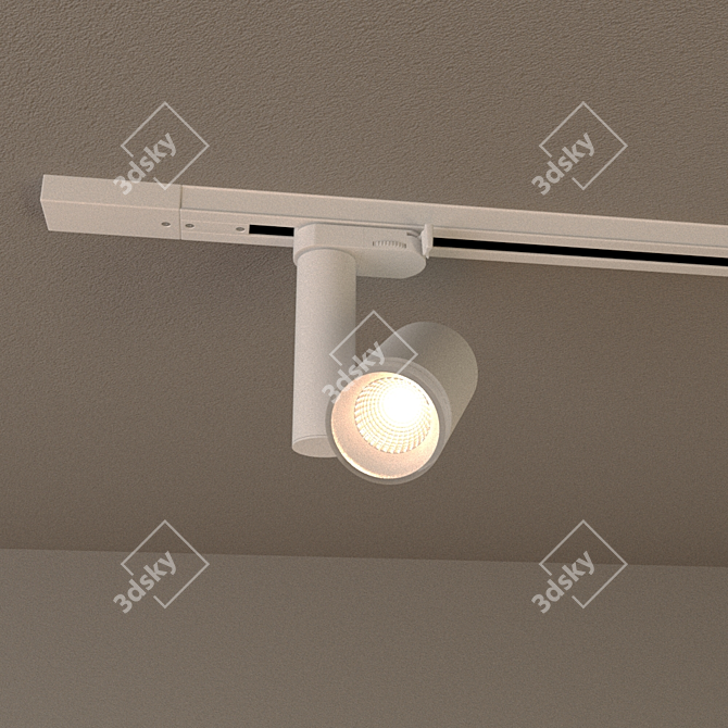 Track Matt around: Sleek and Stylish Track Light 3D model image 1