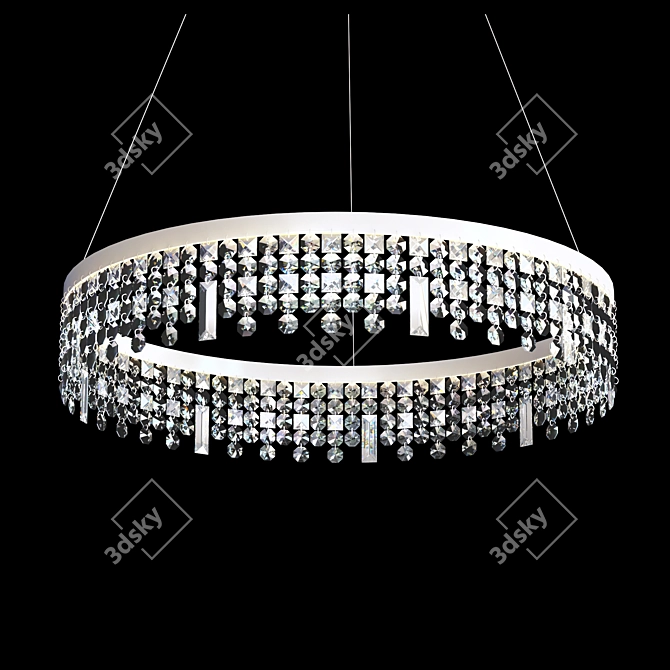 Elegant Splatter 1780 Pendant Light 3D model image 1