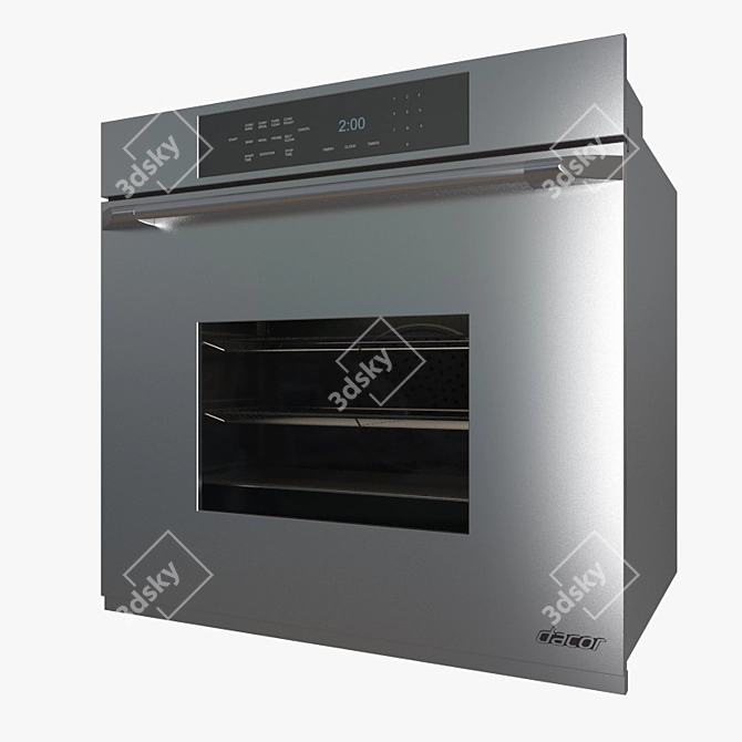Dacor EORS130SCH 130L Stainless Steel Oven 3D model image 1