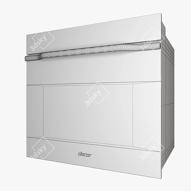 Sleek Millimeter-Scaled Dacor Oven 3D model image 2
