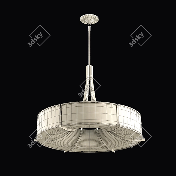 Doye Crosby Parisian Pendant 3D model image 3