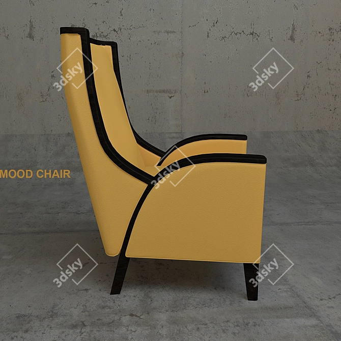 Serenity Seating: Unwind in Style 3D model image 2