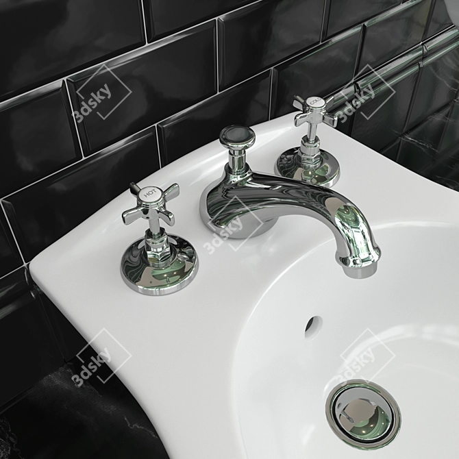 Devon & Devon Westminster Toilet and Bidet 3D model image 2