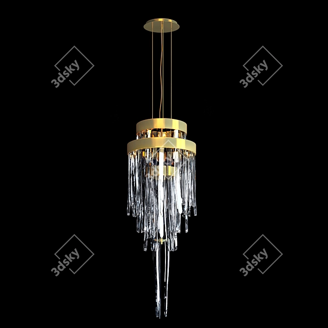 Luxxu BABEL Pendant Light 3D model image 2