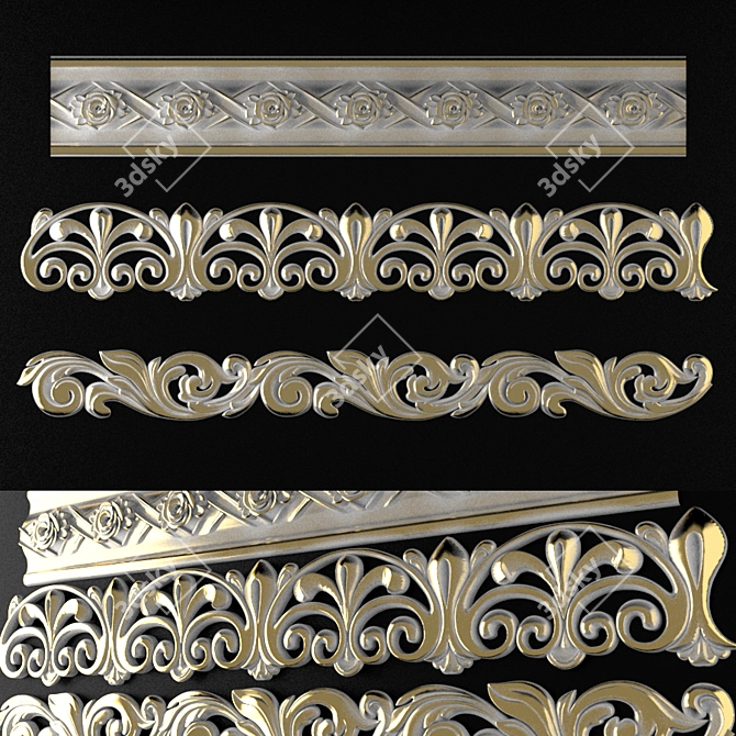 Precision Cutting Baguettes 3D model image 1