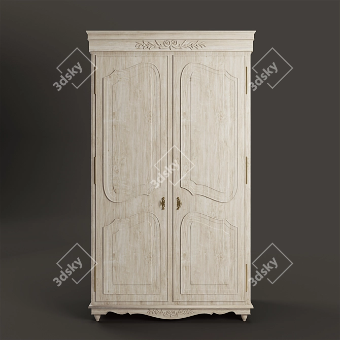 Country Corner Romance Wardrobe 3D model image 2