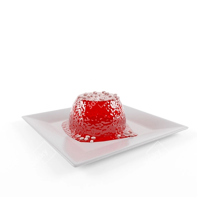Luscious Strawberry Delight 3D model image 1