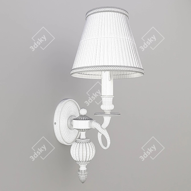 JAGO I Nobili NCL 079/A Crystal Wall Lamp 3D model image 3