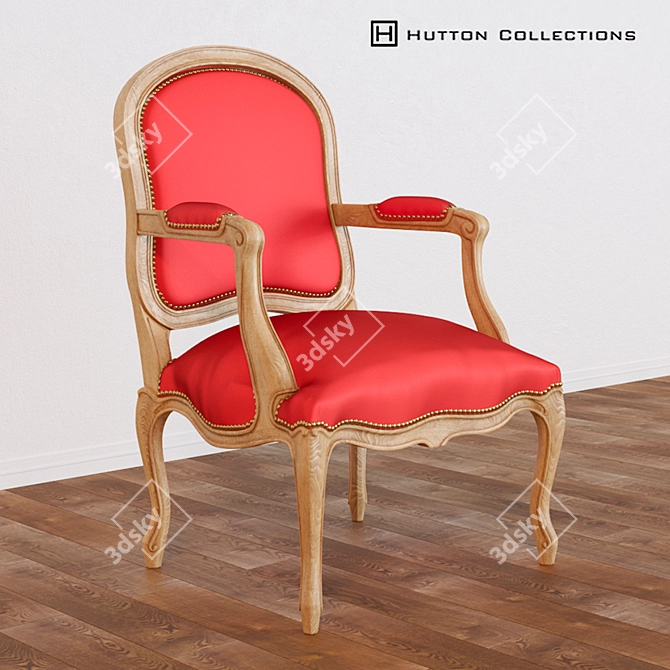 Bijou Armchair: Sleek Design, Supreme Comfort 3D model image 1