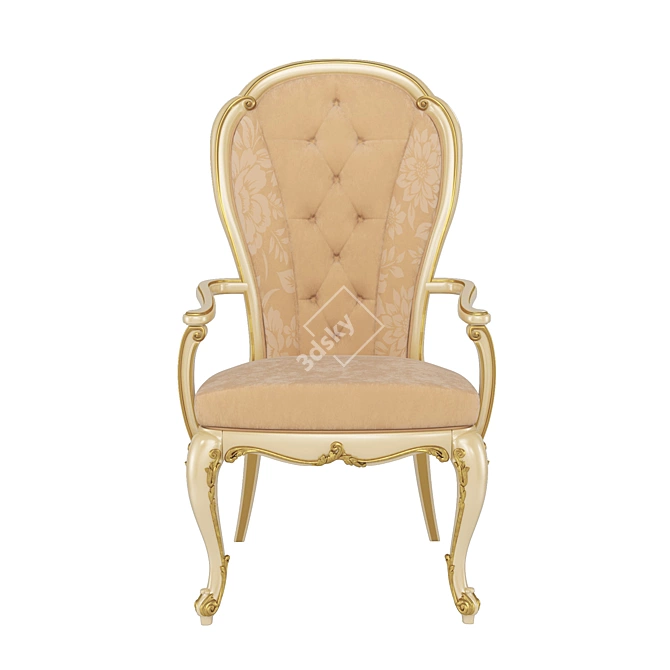 Frandiss Headtable Chair: Italian Design 3D model image 2