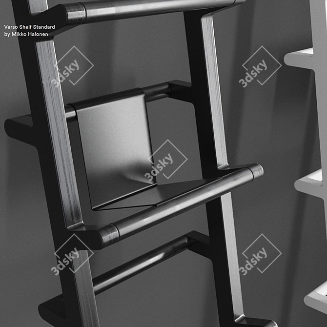 Nordic Verso Rack: Stylish Storage Solution 3D model image 3