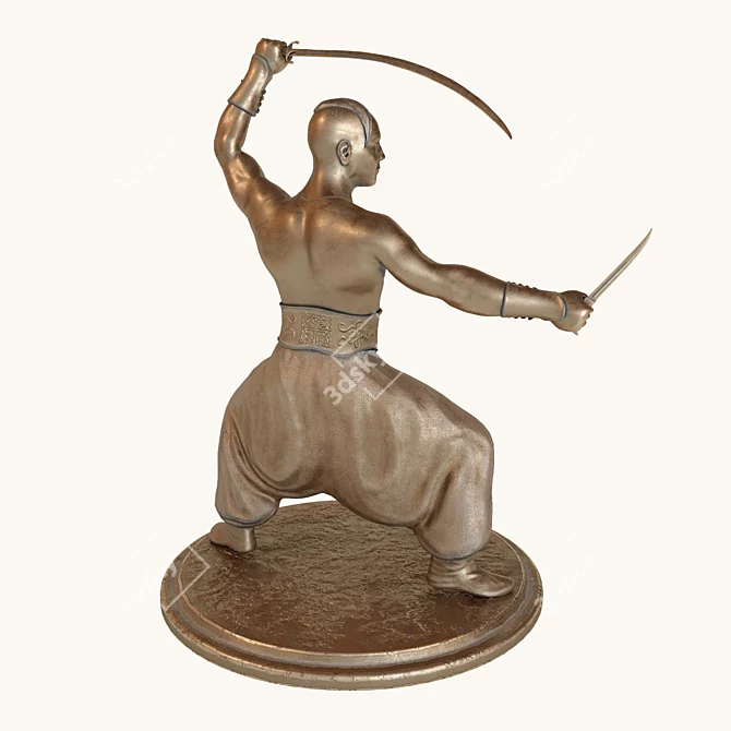 Cossack Heritage Figurine 3D model image 2
