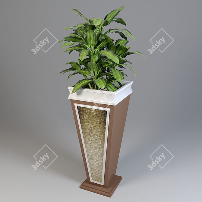 Corona Kashpo Tycoon: Elegant and Green 3D model image 1