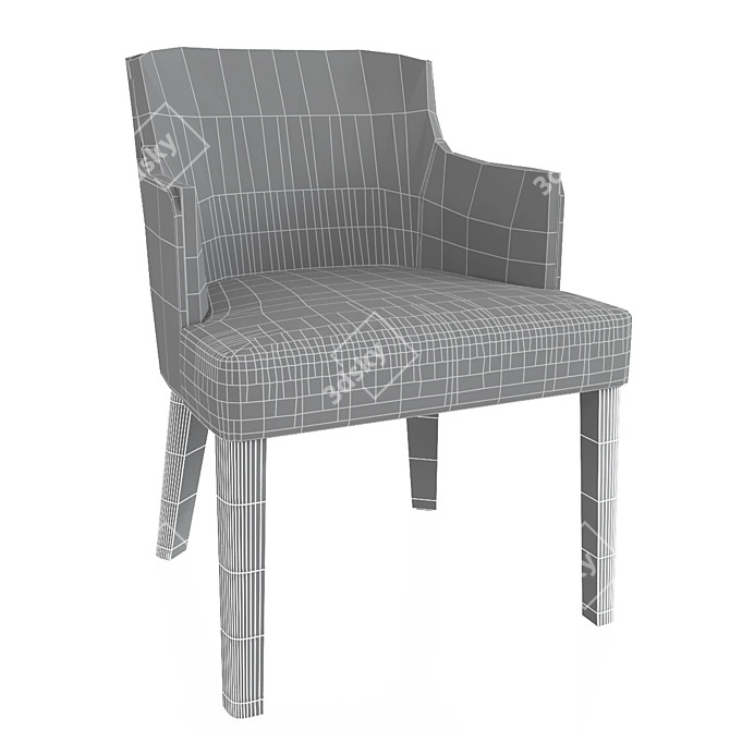 Elegant Casamilano Royale Chair 3D model image 3