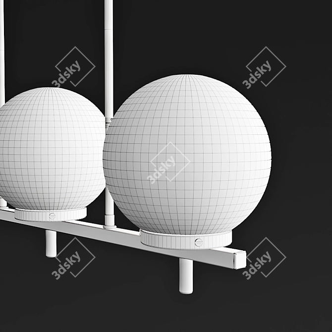 Elegant Arteriors Pembrook Pendant 3D model image 3