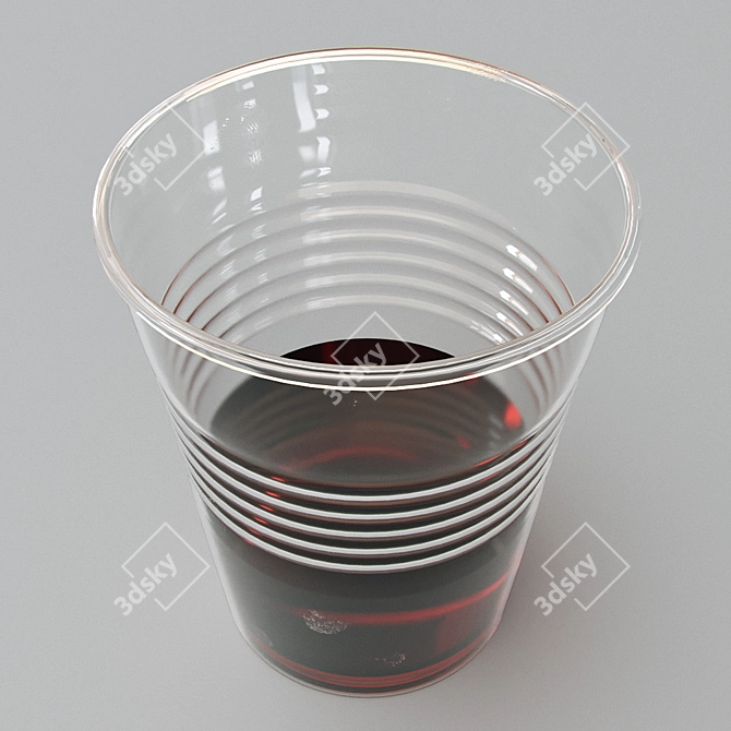 Sip of Serenity: A Perfect Cup 3D model image 2