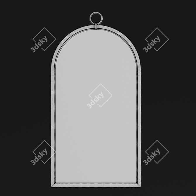 Elegant ELLA Wall Mirror 3D model image 2