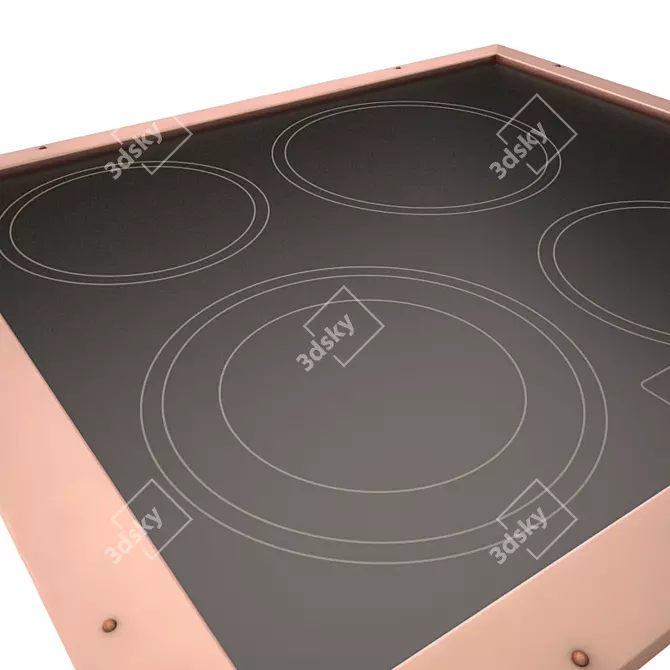 "Efficient Cooking with Restart Hob ELP047 3D model image 2