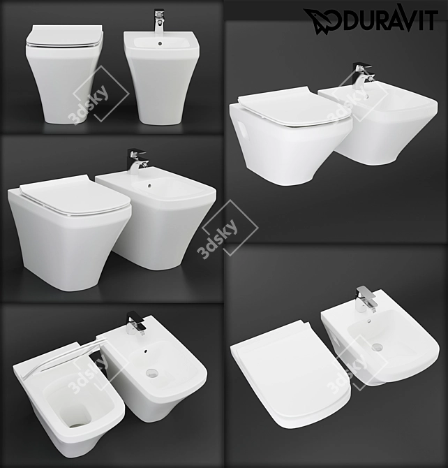 Sleek Simplicity: Duravit DuraStyle 3D model image 1