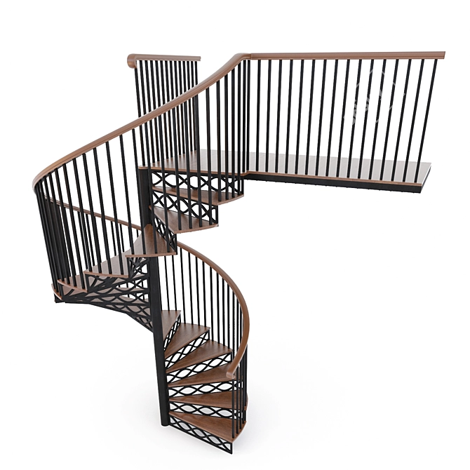 Title: Vrау Spiral Stairs 3D model image 2