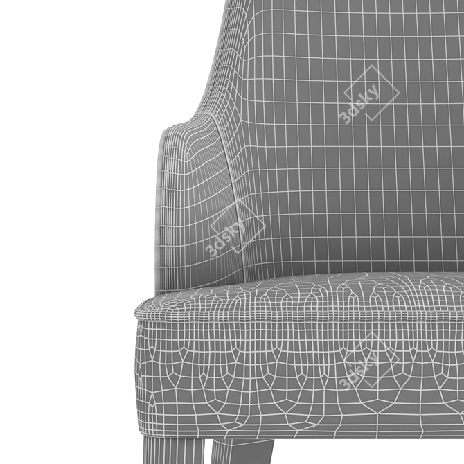 Elegant Casamilano Diana Chair 3D model image 2