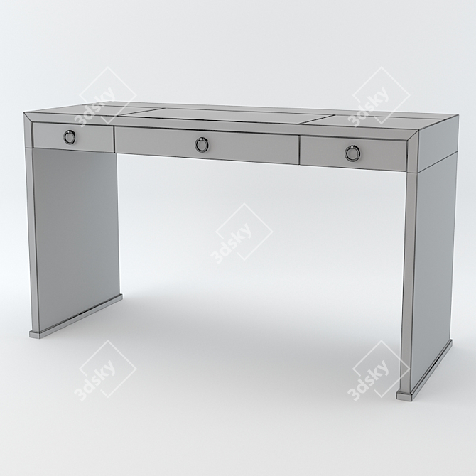 Davidson Bailey Desk: Elegant and Functional 3D model image 2