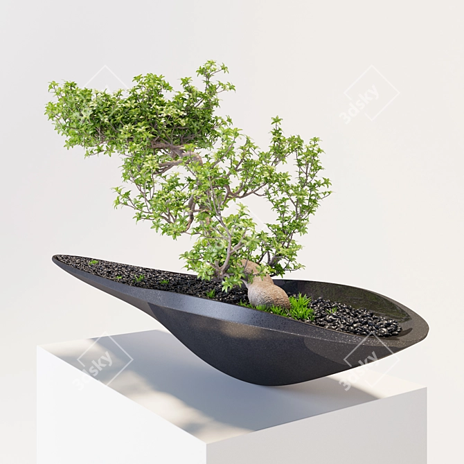 Sculptural Speed: Kasokudo Bonsai 3D model image 2