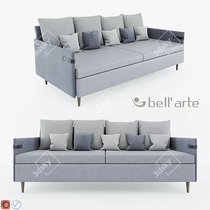 Eleganza - Luxe Sofa 3D model image 1