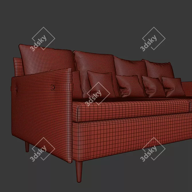 Eleganza - Luxe Sofa 3D model image 3