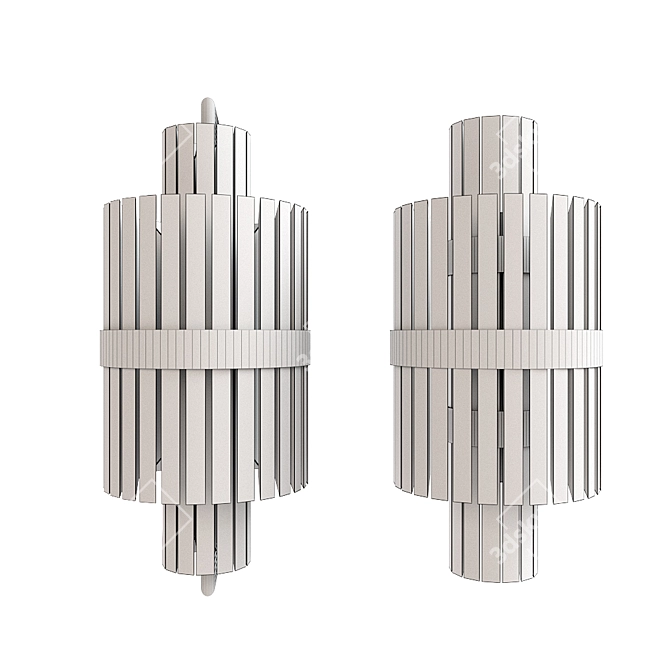 Luxxu Liberty Wall Sconces: Elegant and Stylish Lighting 3D model image 3