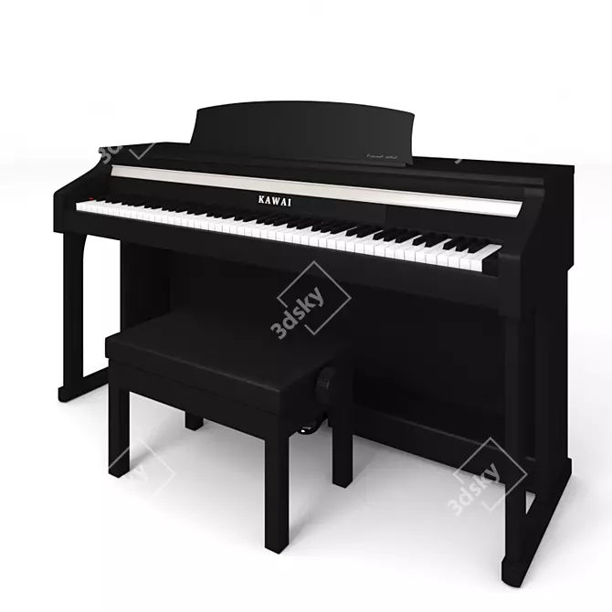 Kawai CA15 - Premium Black Satin 3D model image 1